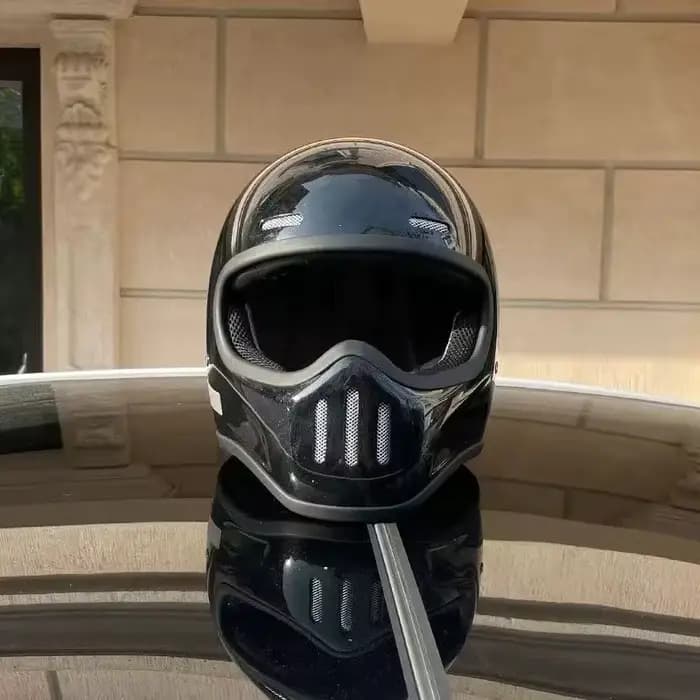ORZ-Casque de moto rétro intégral, Visière transparente, Style TakStyle, Japon TT, FiViolet, Feria,