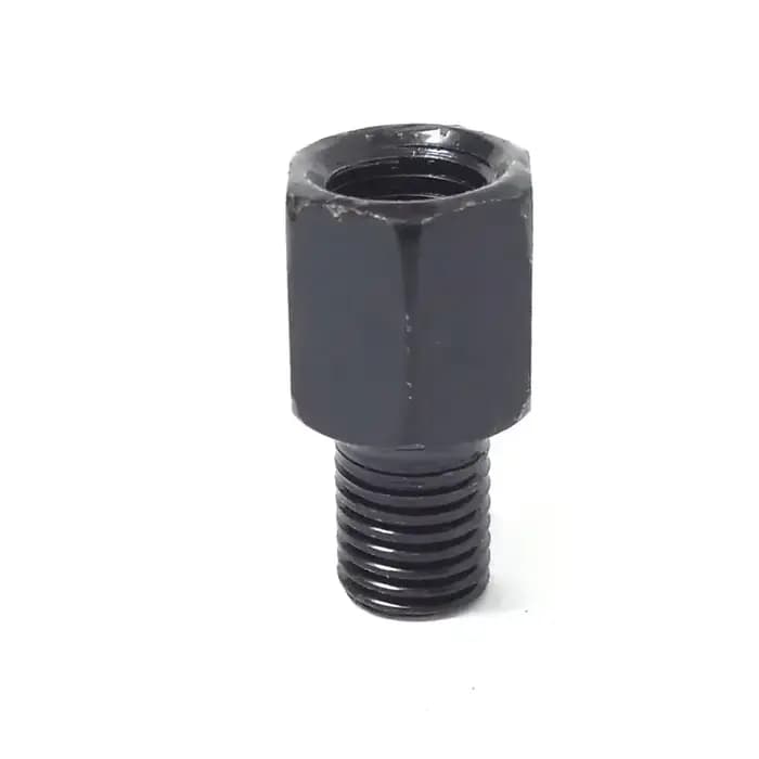 Paire d'adaptateurs de rétroviseurs de moto noirs M10 10MM M8 8MM, boulon de Conversion dans le sens