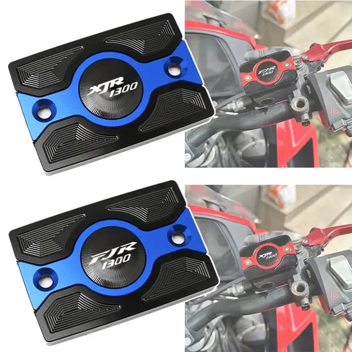 Explosions For YAMAHA XJR1300 FJR1300 FJR XJR 1300 – Accessoires moto en aluminium : Bouchons de réservoir de liquide d'embrayage et de frein avant