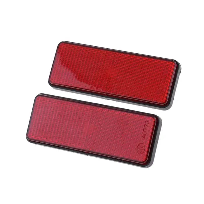 Réflecteur réfléchissant rectangulaire pour moto