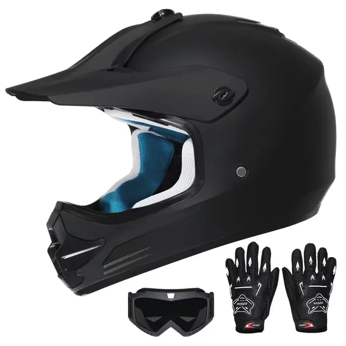 Casque de motocross pour enfants, adapté aux jeunes de 3 à 12 ans, conforme à la norme DOT, casque d