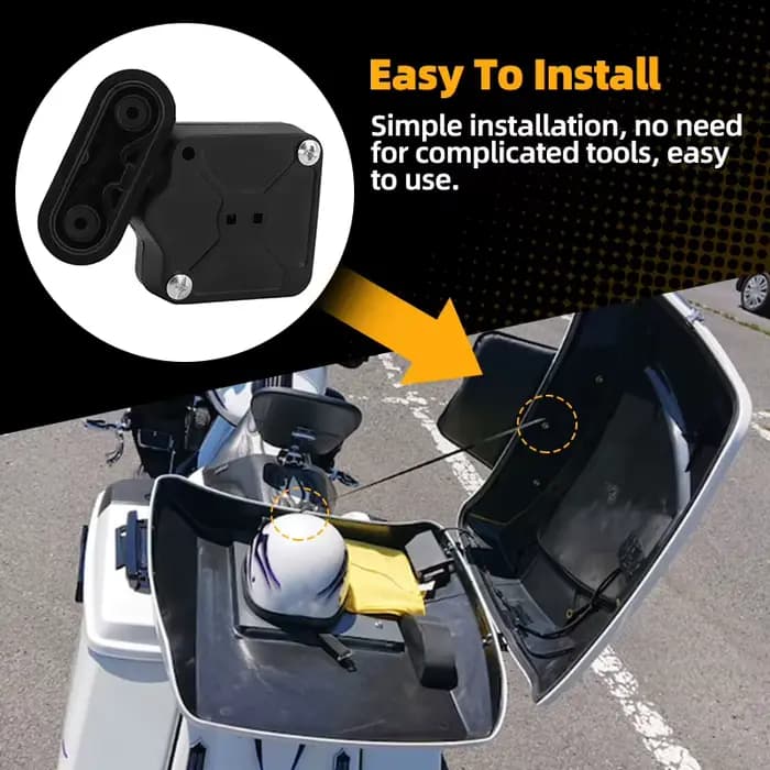 Bande de dégagement de couvercle de Pack de visite de moto