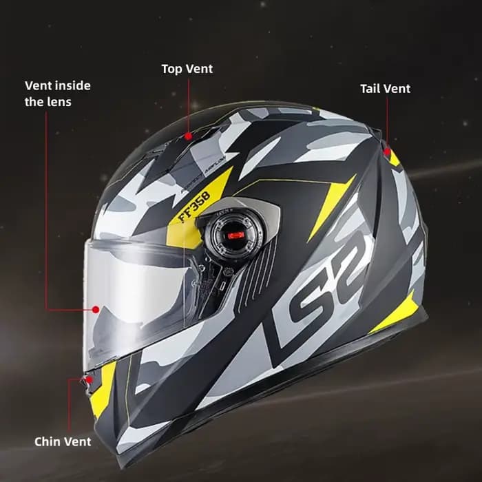 Casque de moto intégral LS2