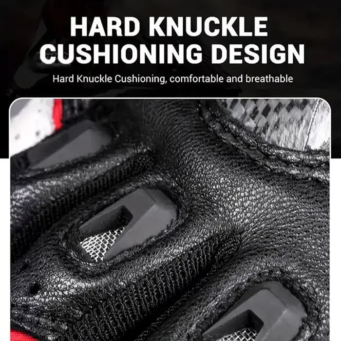 Gants de moto d'été tricotés pour écran tactile
