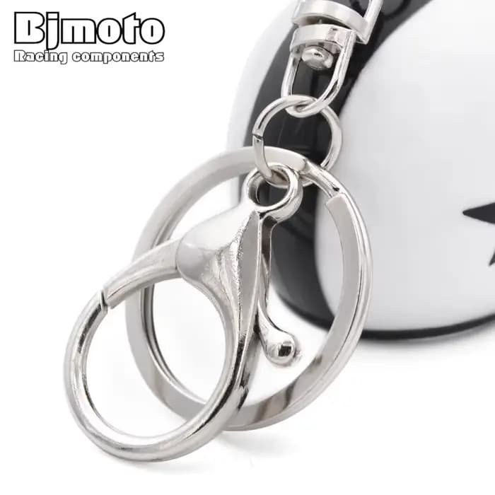 BJMOTO Mini Sport casque de moto pendentif porte-clés unisexe