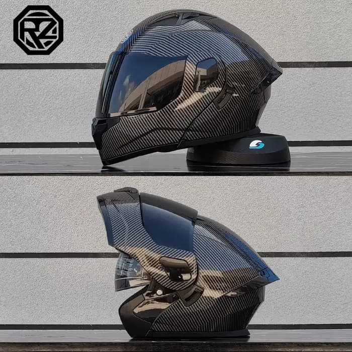 ORZ personnalisé Moto casque intégral hommes femmes mode double lentille casques Motocross course modulaire rabattable