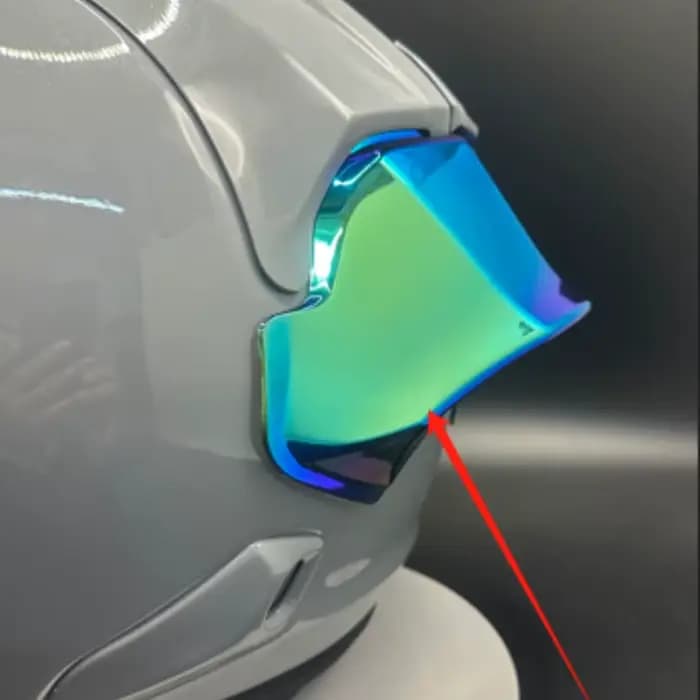 Spoiler arrière de moto pour casque VZ-Ram RX7V RX7 RX7X RX-7X