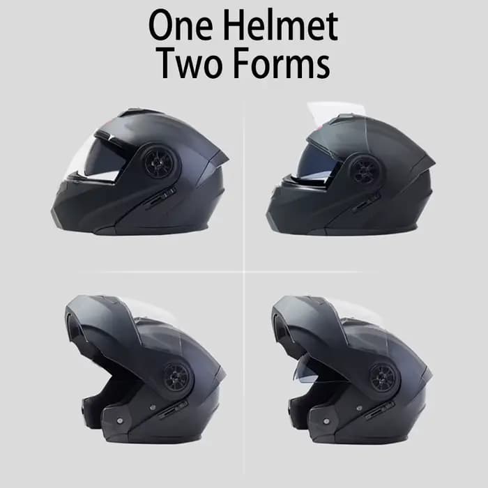 Bluetooth modulaire double lentille Moto sécurité descente rabattable casques hommes femmes Motocross course intégral