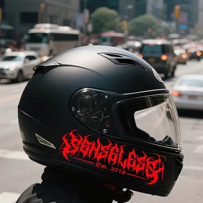 Autocollants pour casque de moto et accessoires de moto