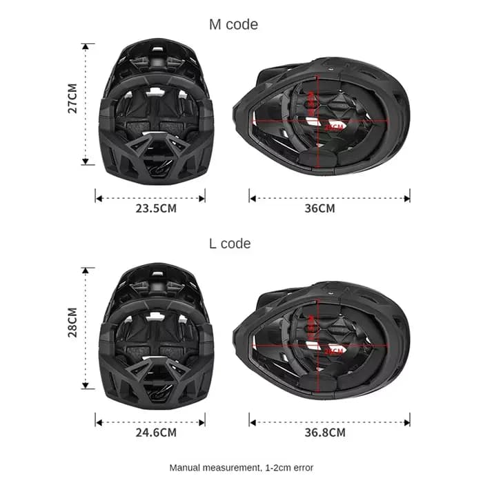 Casque de cyclisme vtt intégral VTT