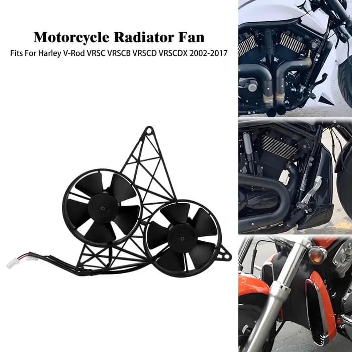 Ventilateur de refroidissement de radiateur de moto