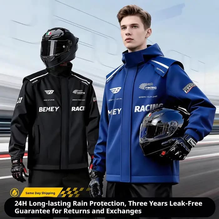 Combinaison de pluie pour moto
