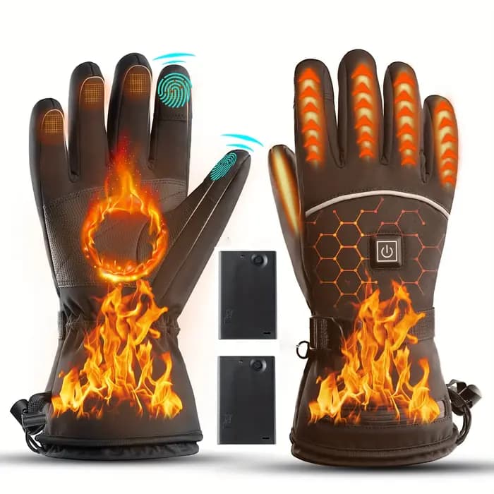 Gants chauffants pour femmes et hommes, chauffe-mains à chauffage rapide, gants d'hiver pour motoneige, camping, cyclisme, ski, randonnée, travail