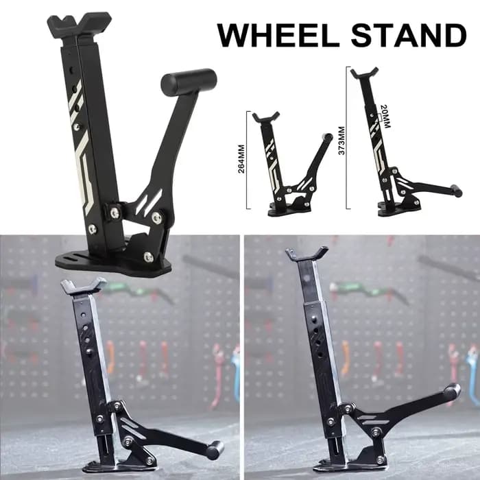 Support de levage de roue de moto, Portable, simple face, Support avant et arrière, outil de réparat
