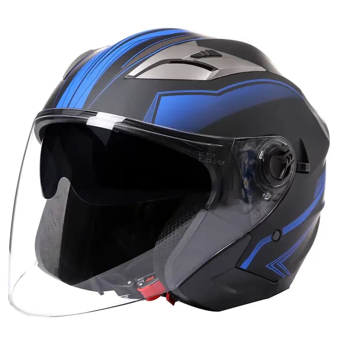 Casque moto 3/4 ouvert homologué ECE Dot