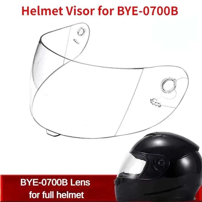 BYE 0700B casque visière Scooter pare-brise masque en verre moto complet