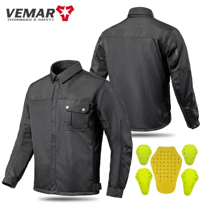 VEMAR hommes veste de moto nouvelle mise à niveau été respirant