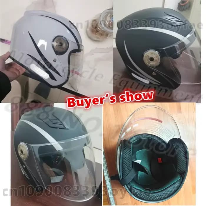 Casque de moto 6XL pour grande circonférence de tête (70 cm)