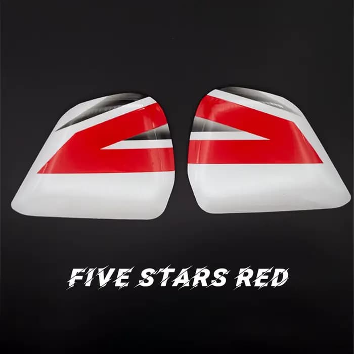 D'expériences de moto des deux côtés bouclier couverture ensemble visière plaque de Base pour ARAI jas7X RX-7X