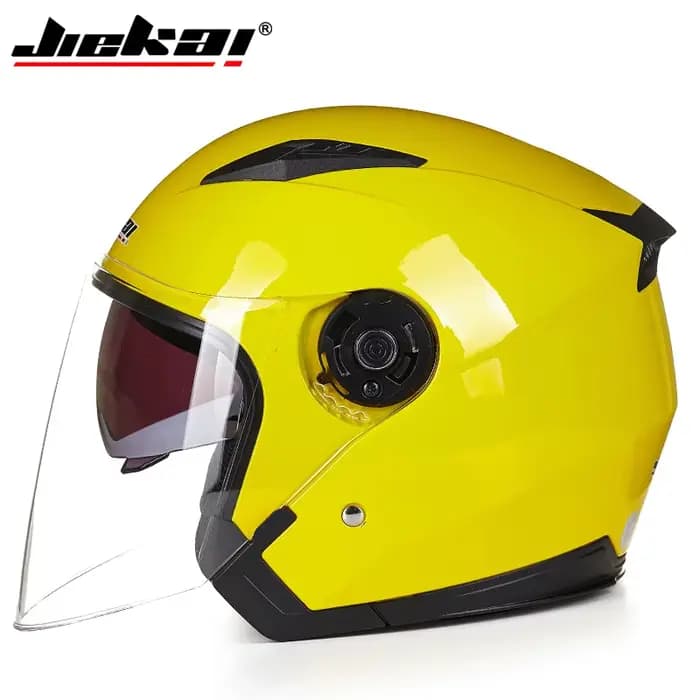 512 Moto double lentille demi Casque Cascos Para