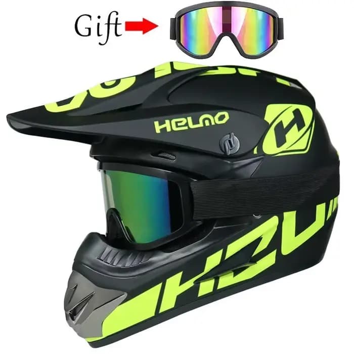 Casques de moto avec couverture complète visage