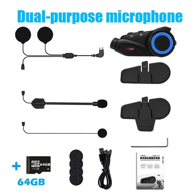 MAXTO M3 casque de moto Bluetooth