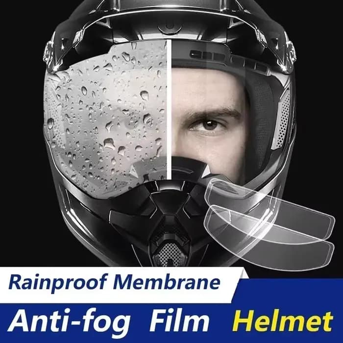 Film Anti-buée imperméable pour casque de moto