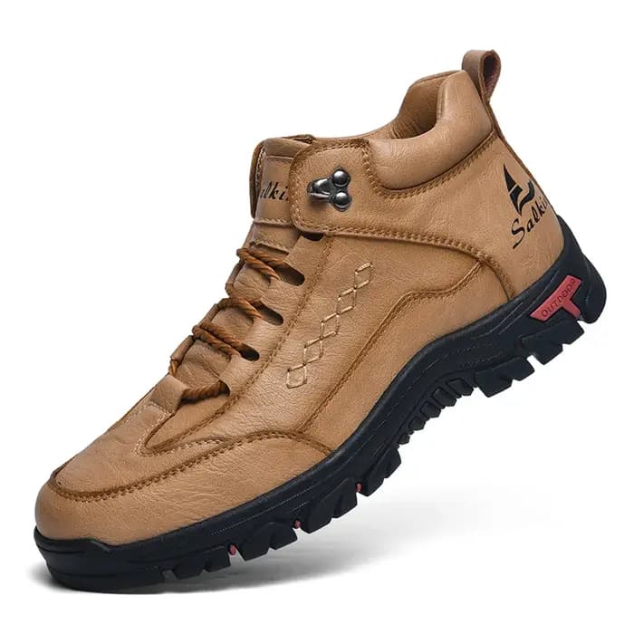 Bottes montantes à bout rond pour hommes