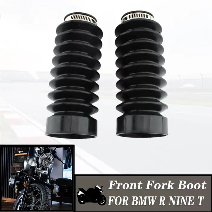 Pour BMW R Nine T 2014-2020 moto fourche avant bottes urbain pur brouilleur guêtres Gators botte choc protecteur poussière caoutchouc
