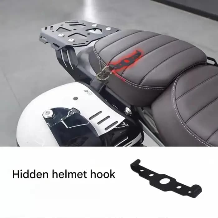 Serrure de casque cachée personnalisée pour Triumph Speed400/Scrambler400X