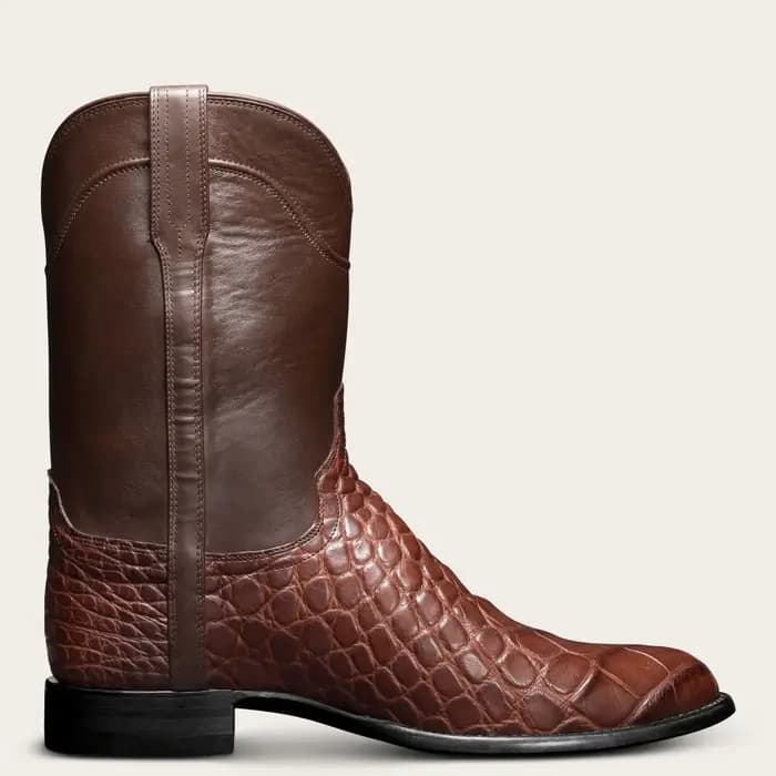 Hommes bottes mi-mollet Western Cowboy moto