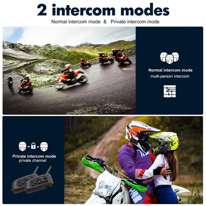 XINOWY V6 Plus Moto Casque Bluetooth