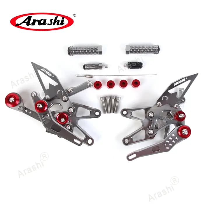 Repose-pieds Arashi Rider Race pour TRIUMPH Street Triple 765R 765RS 2017-2026 2018 2019 2020 2021 CNC Réglables