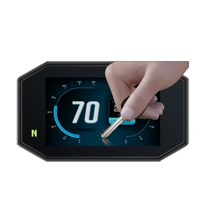 Protection d'écran anti-rayures pour tableau de bord de moto Transalp 2025