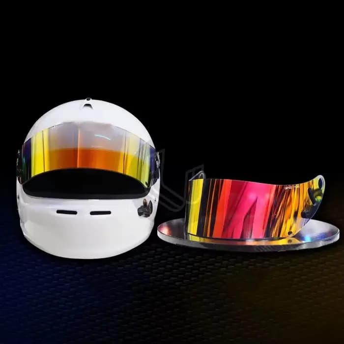 6 SK6 casque visière lentille moto