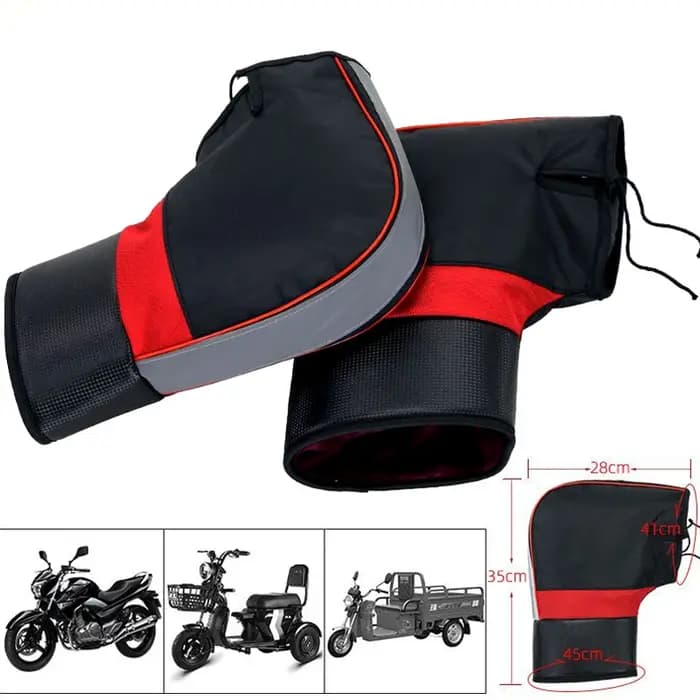 Gants de moto imperméables et coupe-vent