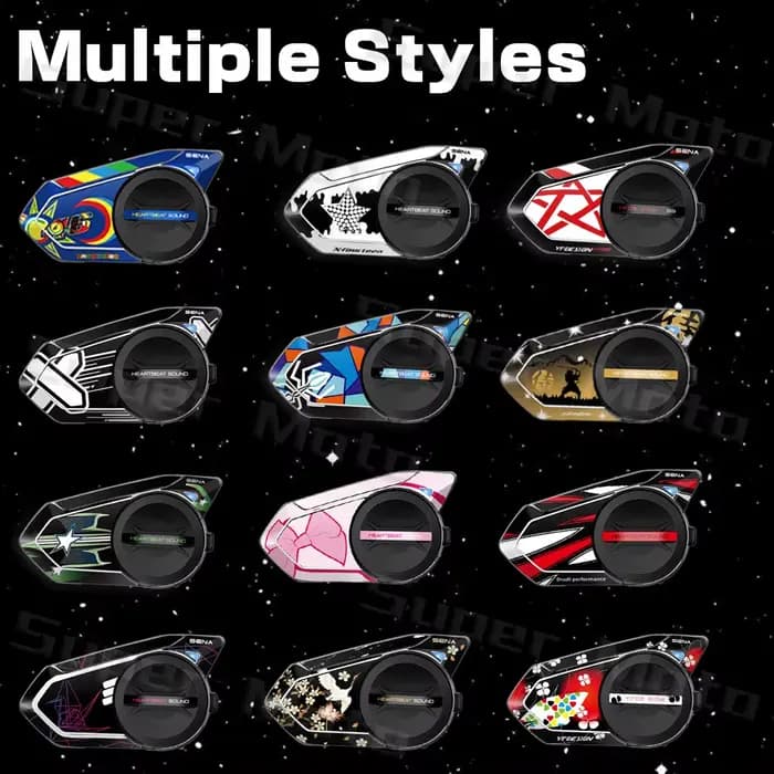 Autocollants de protection pour casque de moto SENA 50S sena 50s