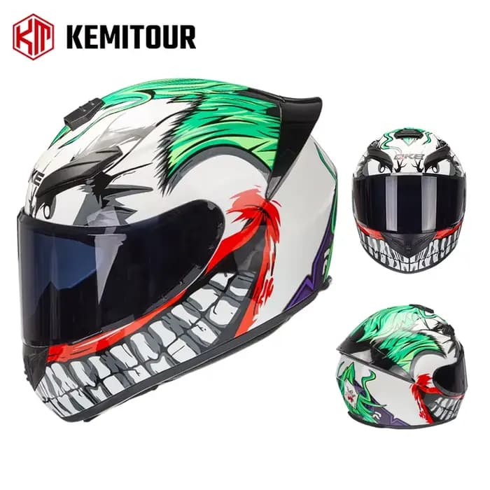 KEMITOUR casque de Moto intégral course