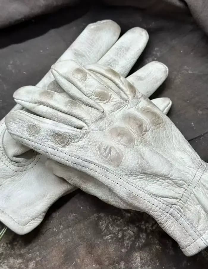 Nouveau gant de course de Moto en cuir Vintage fait à la main Guantes