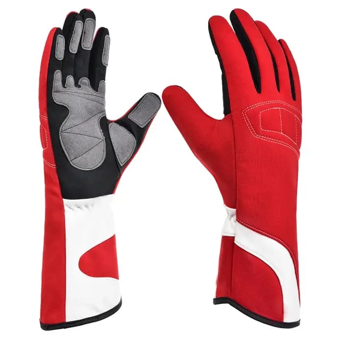 Gants de course de karting longs