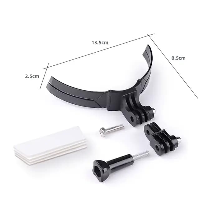 Support de menton pour casque de moto