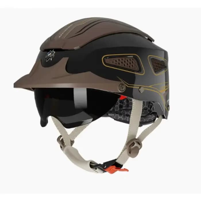 Casque de moto électrique respirant pour l'été