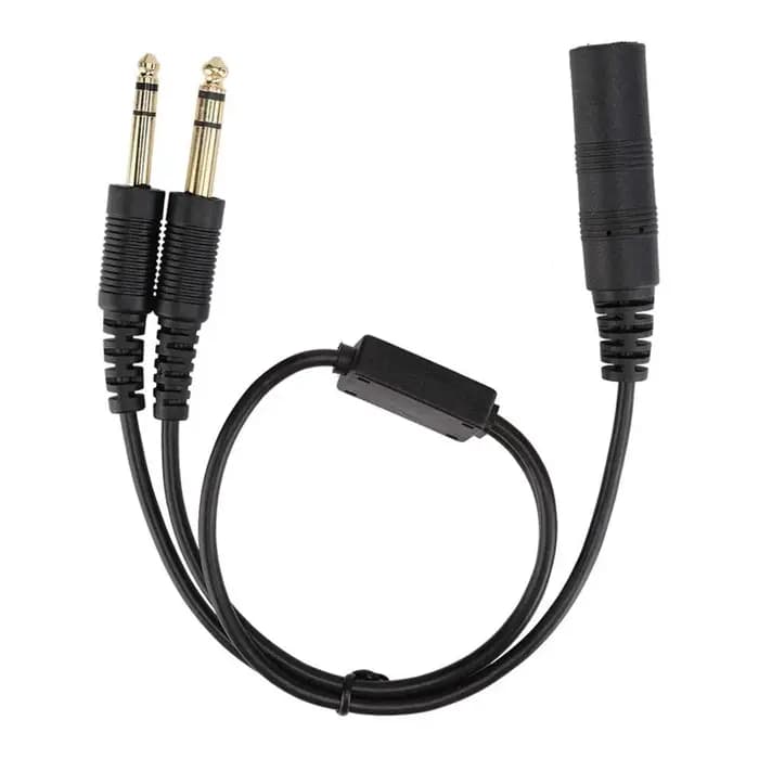 Adaptateur de casque d'aviation générale pour hélicoptère, connecteur de casque, Communication d'avion, convertisseur d'écouteurs