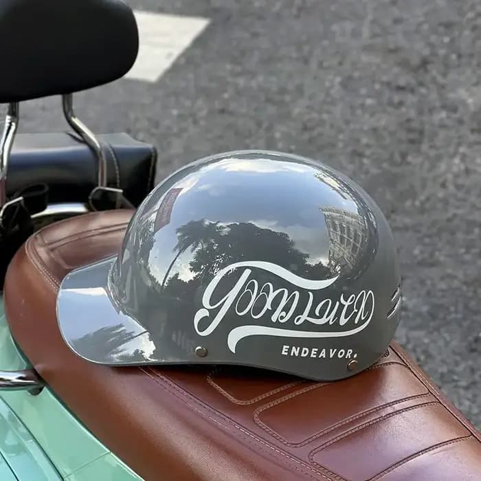 Casque de moto rétro universel quatre saisons unisexe pour cruiser américain