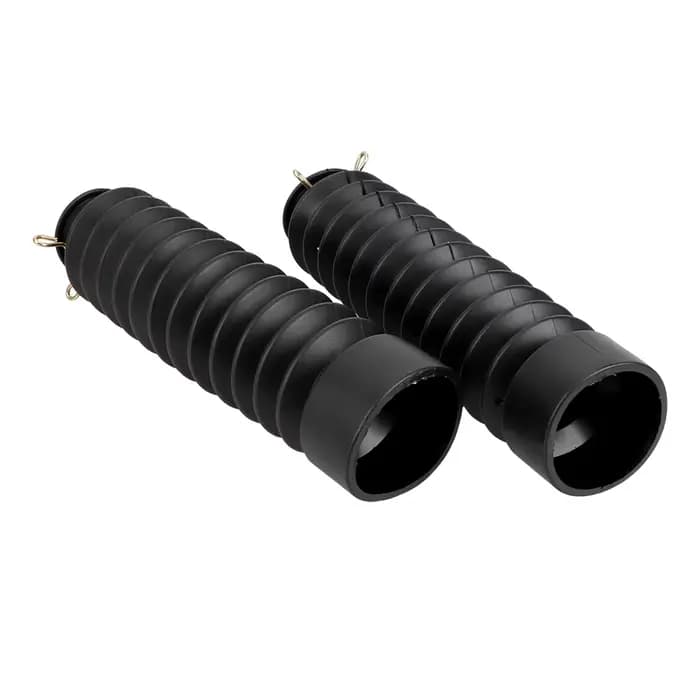 Protecteur de manchon anti-poussière pour moto, 2 pièces, caoutchouc d'amortissement, fourche avant,