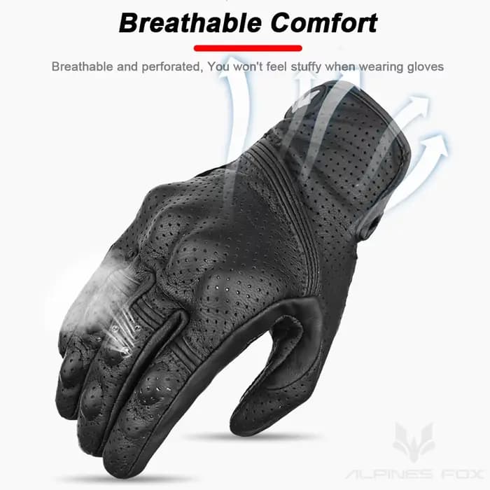 Gants de Moto Vintage en Cuir group