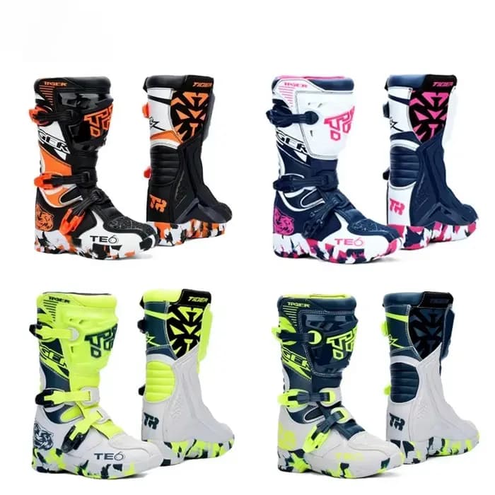 NOUVELLES Bottes de Motocross TE006 pour Enfants