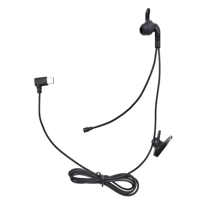 1 pièces pour V6 Pro V4C Plus Q8 F6 V7 juge oreille interphone casque type-c USB-C Interface arbitre écouteurs intra-auriculaires