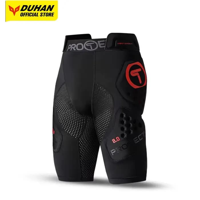 Pantalon de motocross respirant avec protection des genoux et des hanches, équipement de protection