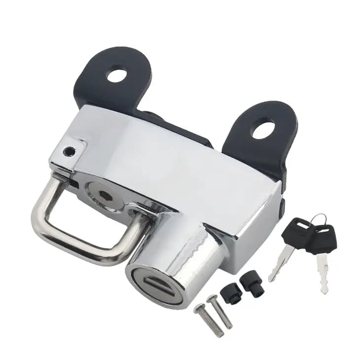 Kit de Verrouillage Antivol pour Casque de Moto